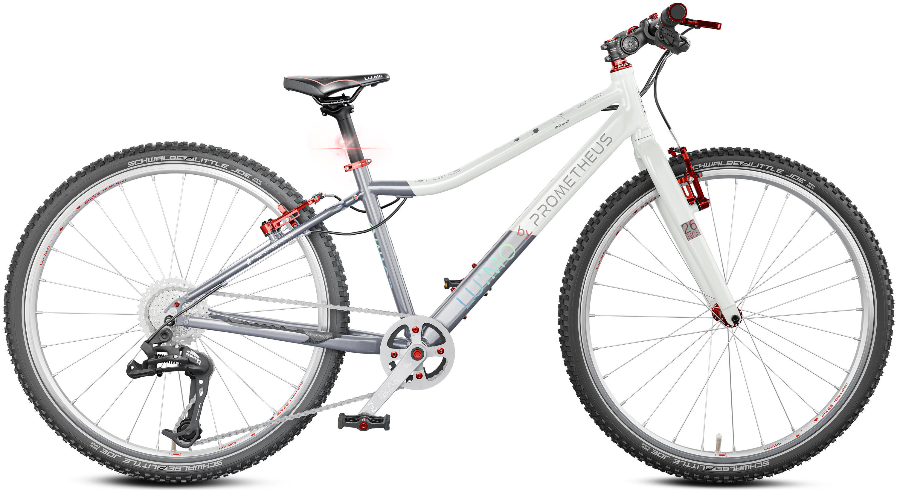 Kinderfahrrad 26 Zoll ab 10 Jahre 9 Gang SRAM ultraleicht Lichtsystem CNC Bremse 2/3