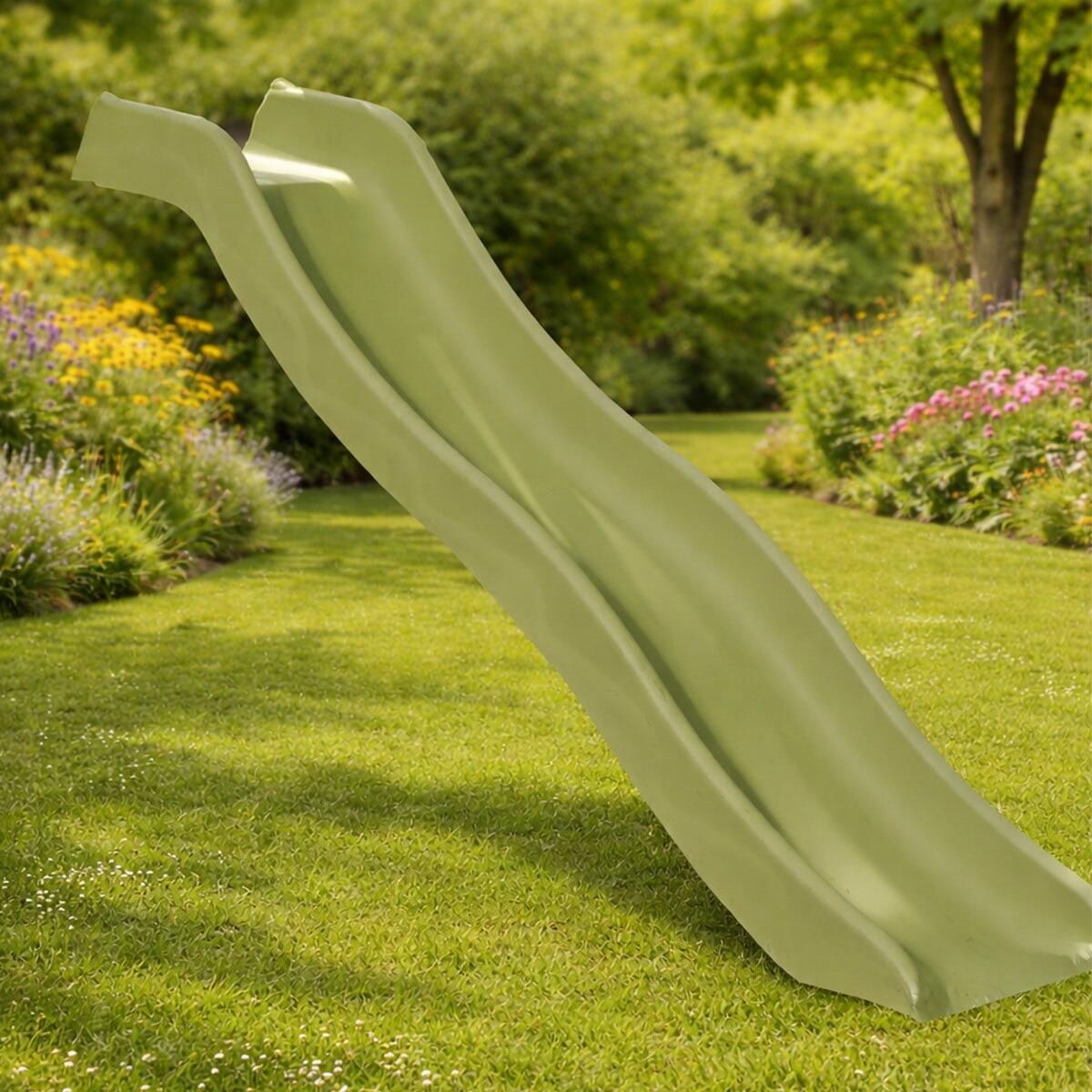 Glissière de toboggan 1,73 m de glisse vert pâle - Hauteur 85 à 90cm 2/4