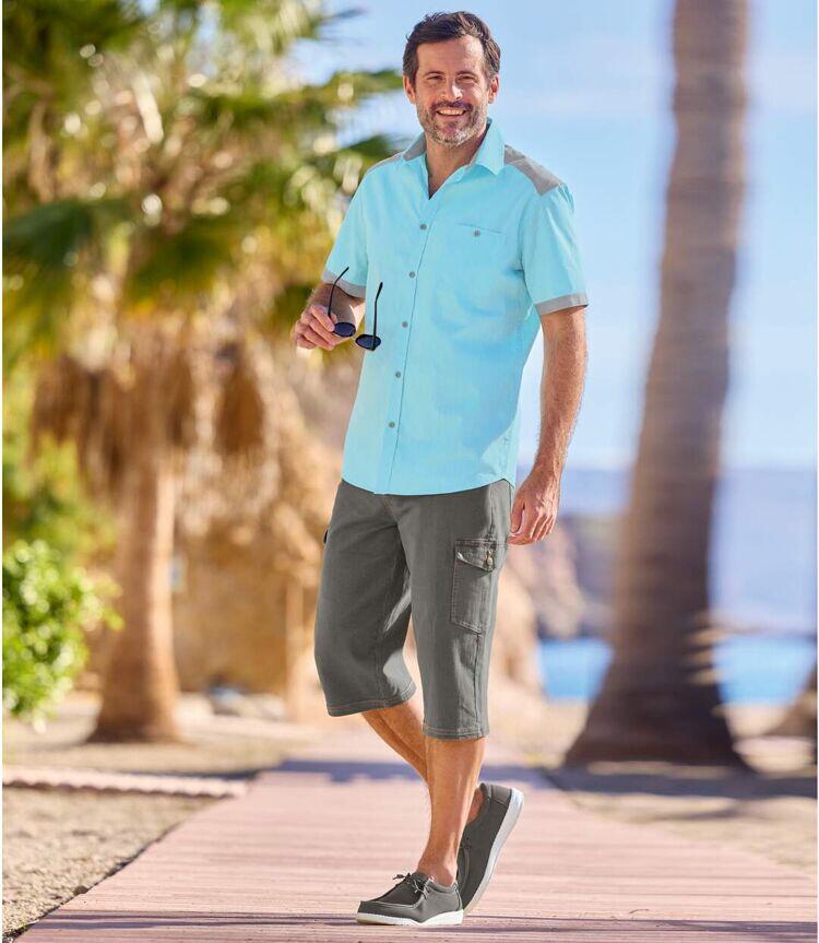 Le Pantacourt Cargo Jean Stretch Confort 3/4