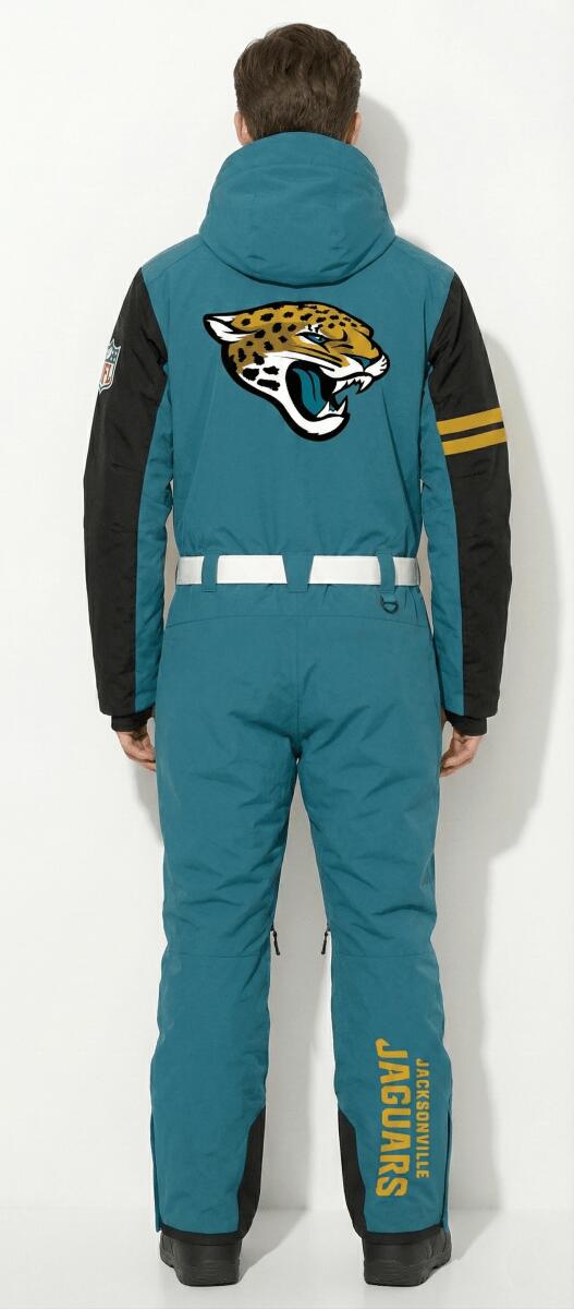 Herren Ski Skianzug Wasserdicht NFL Jacksonville Jaguars 2/7