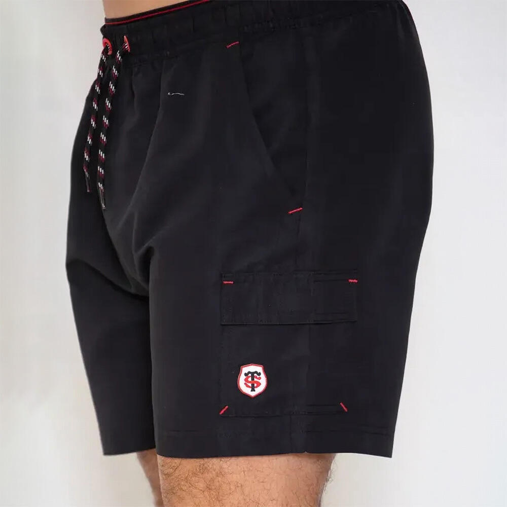 Short da bagno uomo Melease Stade Toulousain Rugby Nero 5/5