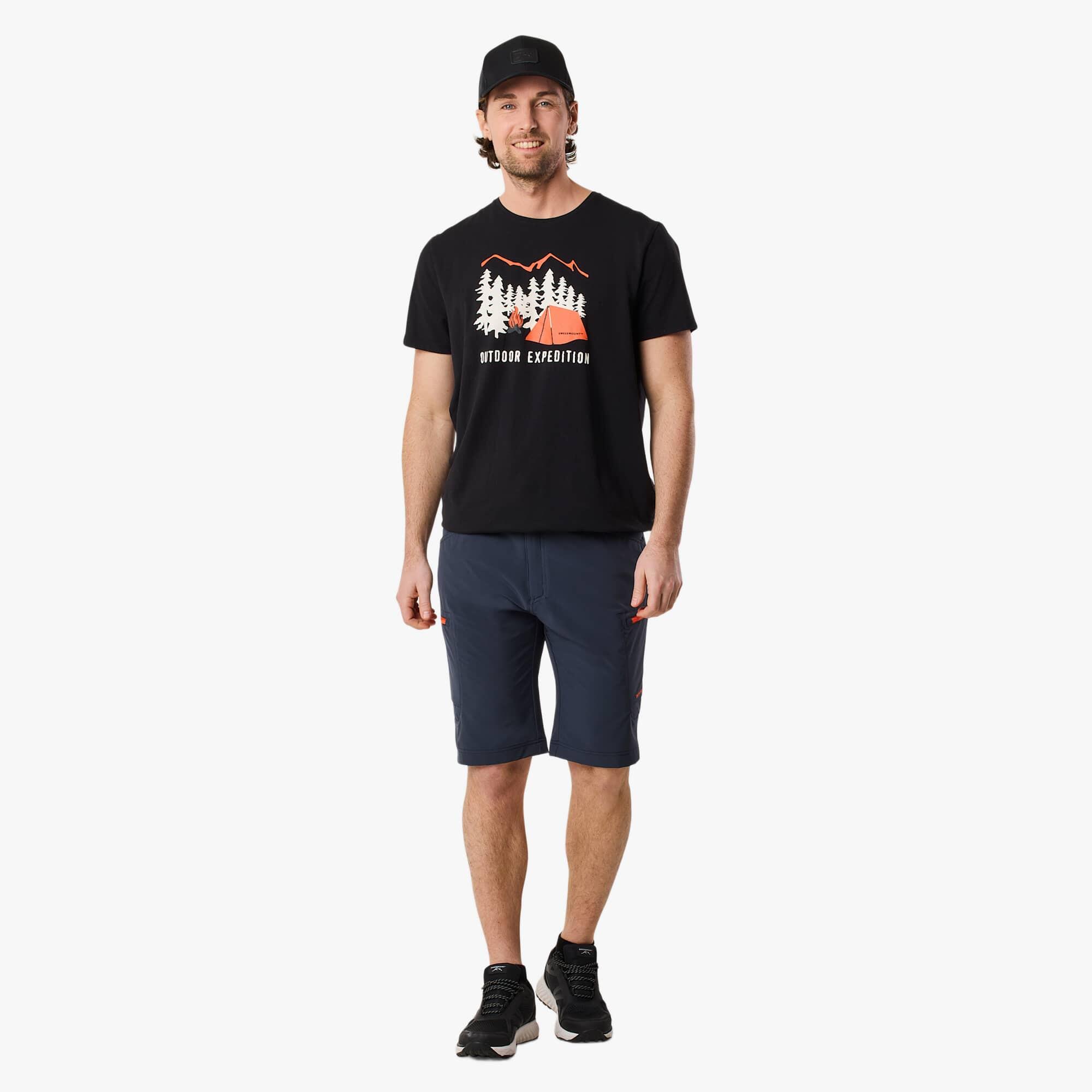 Herren Wandershorts Outdoor atmungsaktiv Glittertind 3/7