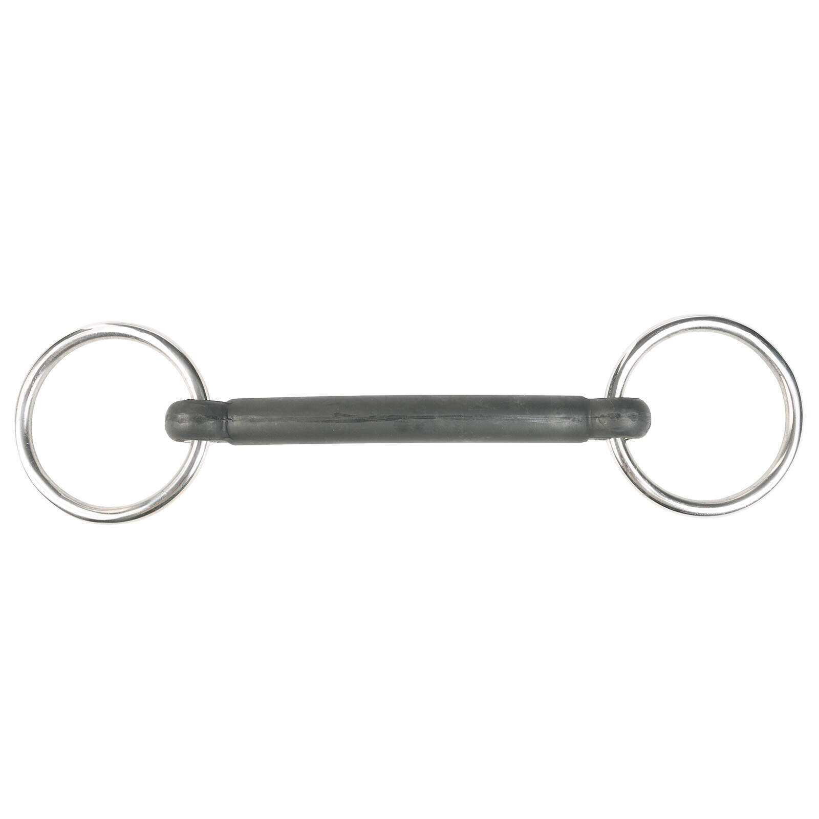 Bocado de goma de 2 anillos para caballosHorze Chantilly 1/1
