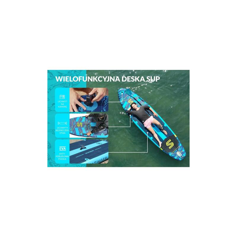 Paddleboard SKATINGER Asiaticus 350x89x15 cm (11'6'') yoga