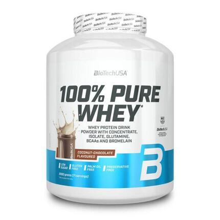 100% Pure Whey - 2Kg Caramelo Capuchino Biotech USA