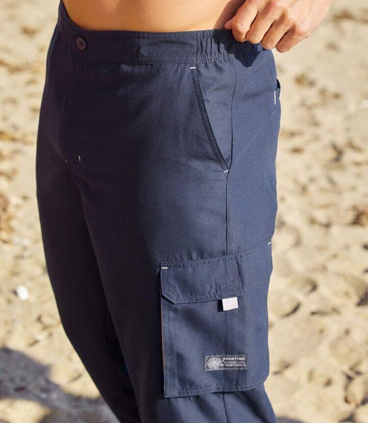 2er-Pack 3/4-Cargo-Hosen aus Microfaser 3/7