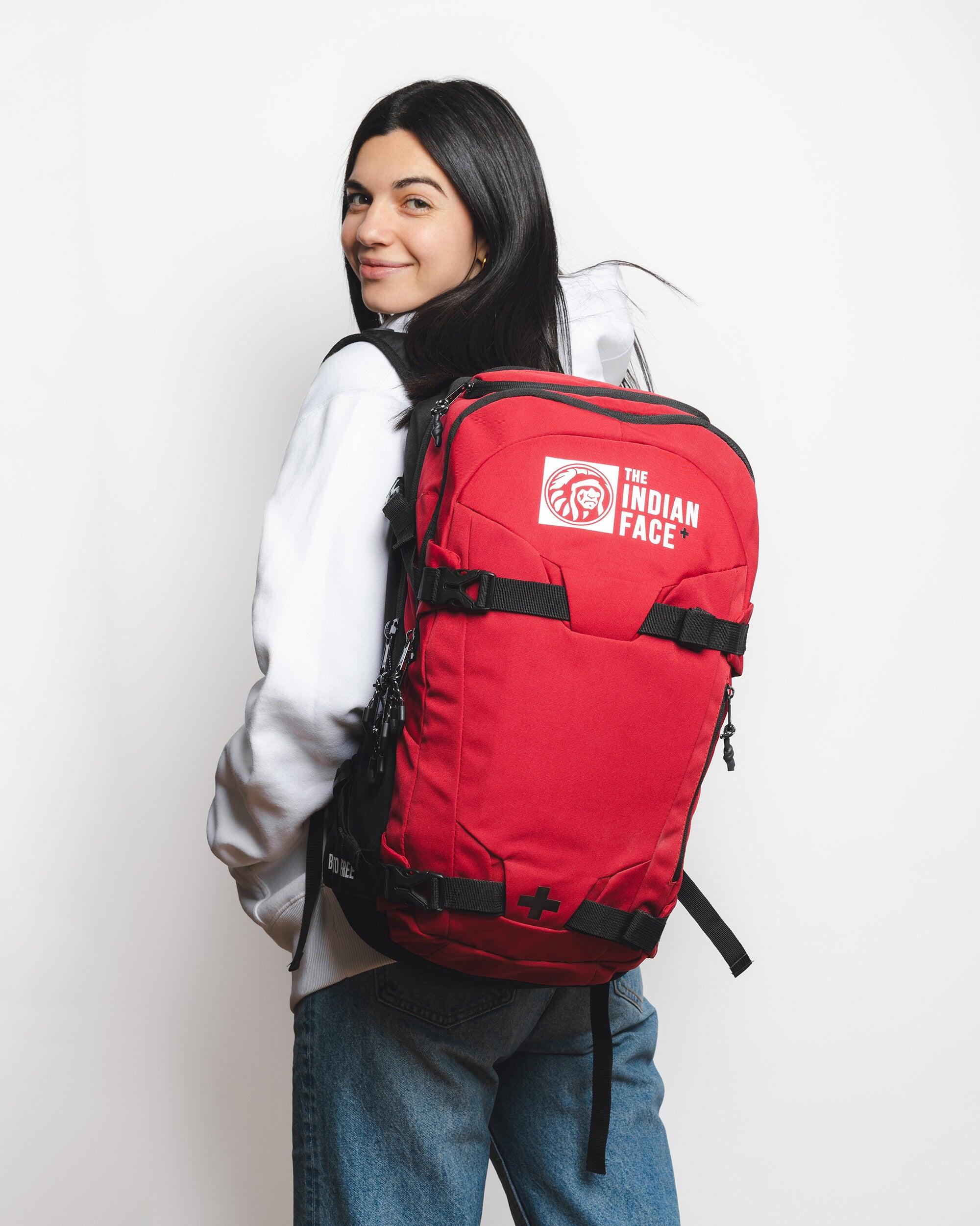 Unisex senderismo viaje mochila 30L resistente y acolchada Atlas Rojo 6/7