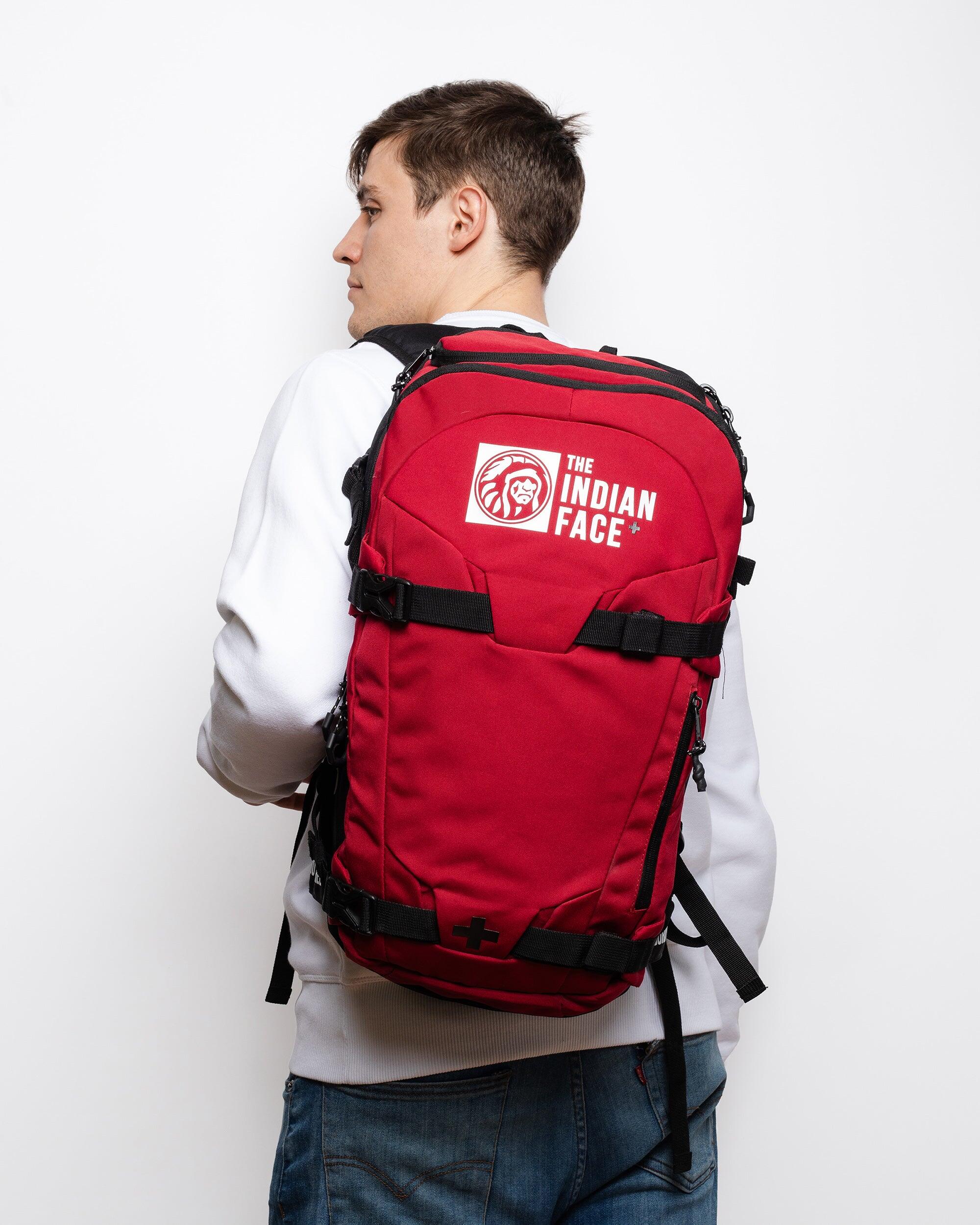 Unisex senderismo viaje mochila 30L resistente y acolchada Atlas Rojo 7/7