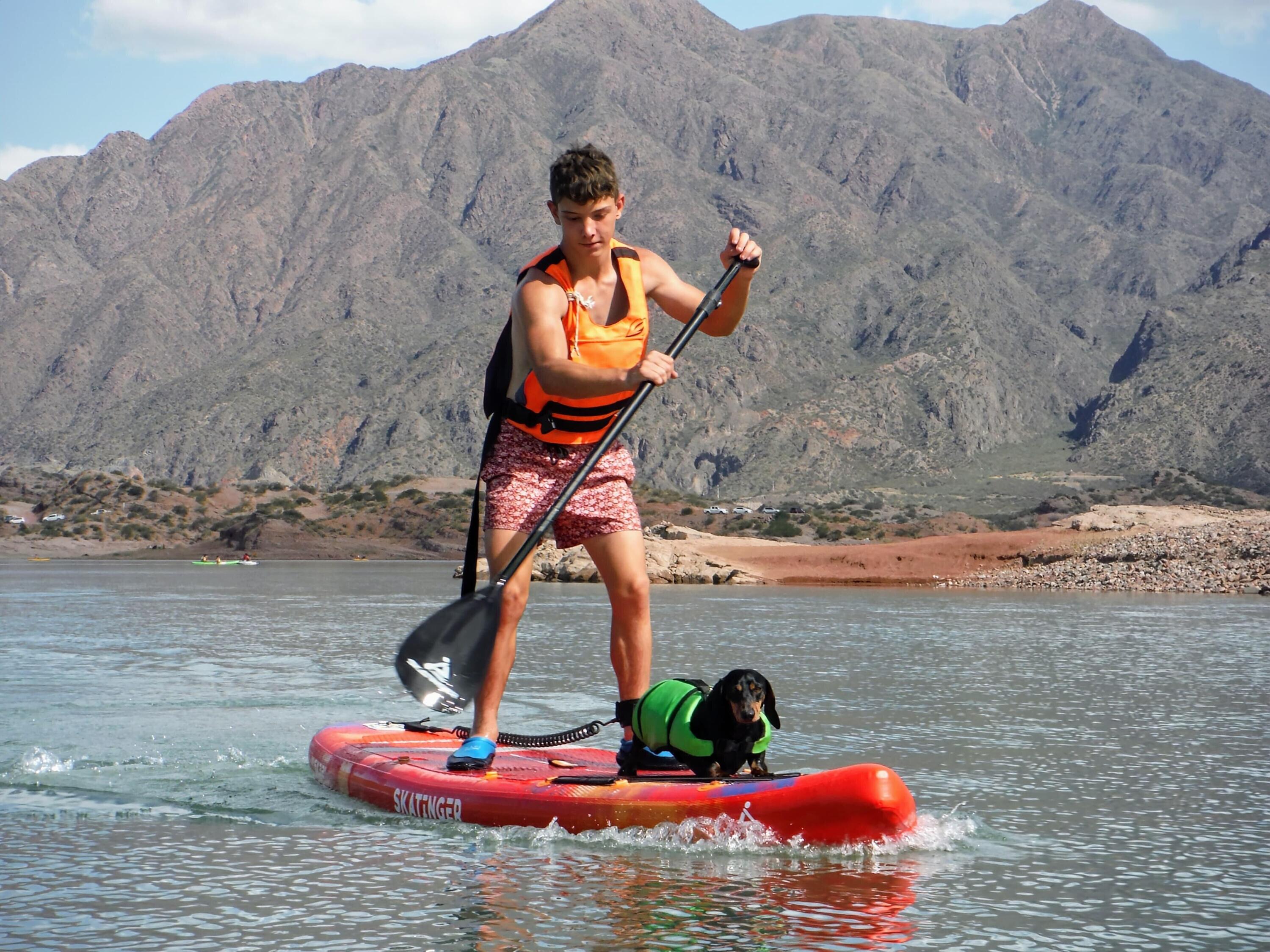 SKATINGER Interstellar Red 350x81x15 cm (11') tavola da SUP da turismo 3/6