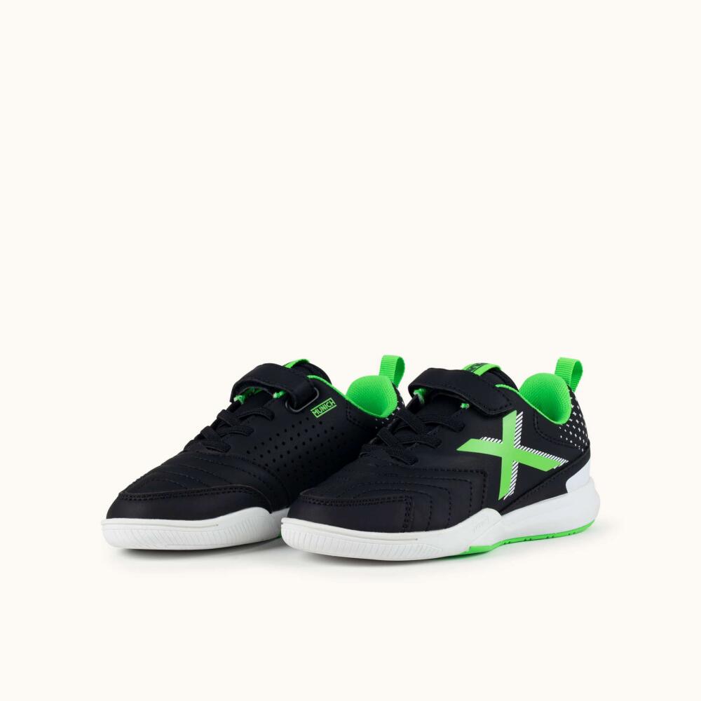 Munich RONDITO KID ELASTIC LACE noir chaussures de futsal enfant 3/6