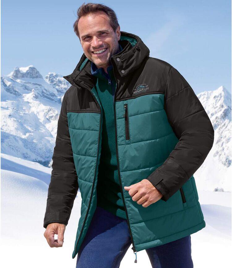 La Doudoune Bicolore avec Capuche Adventure. 4/7