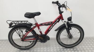 Batavus snake kinderfiets | gebruikt | 20 inch | wit, rood