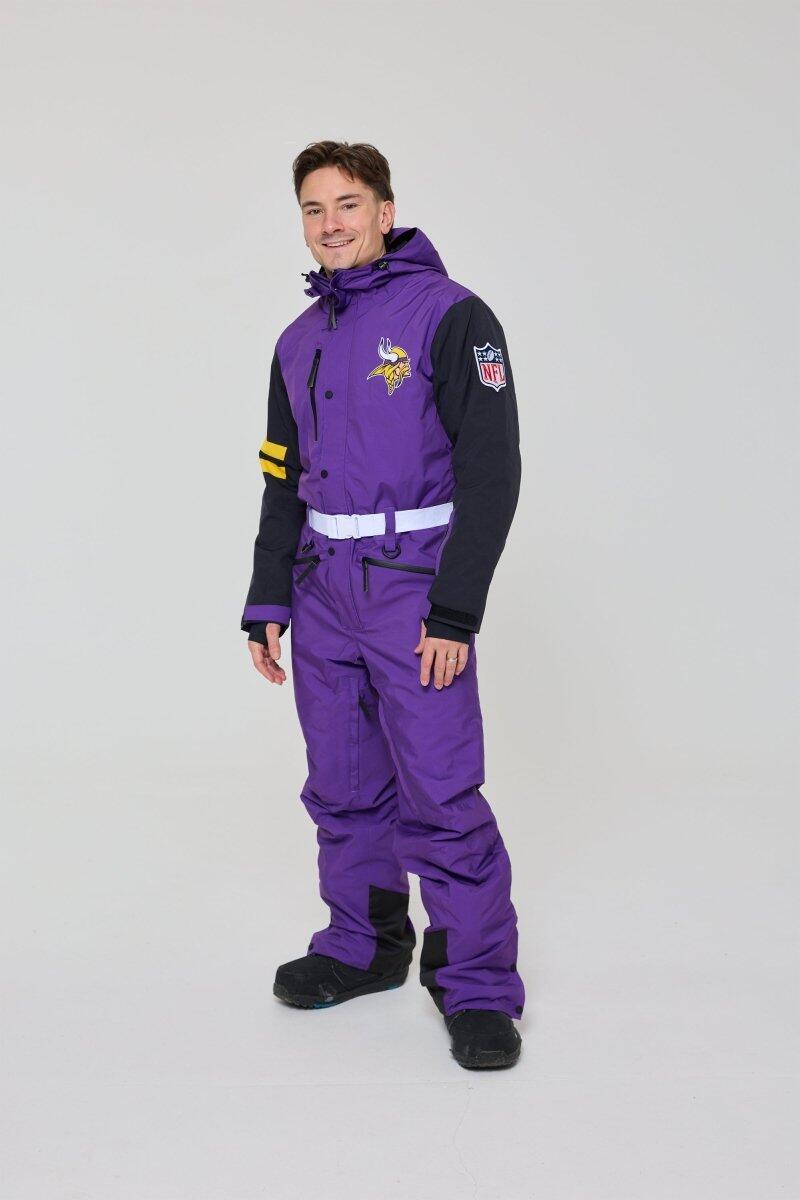 Herren Ski Skianzug Wasserdicht NFL Minnesota Vikings 4/7