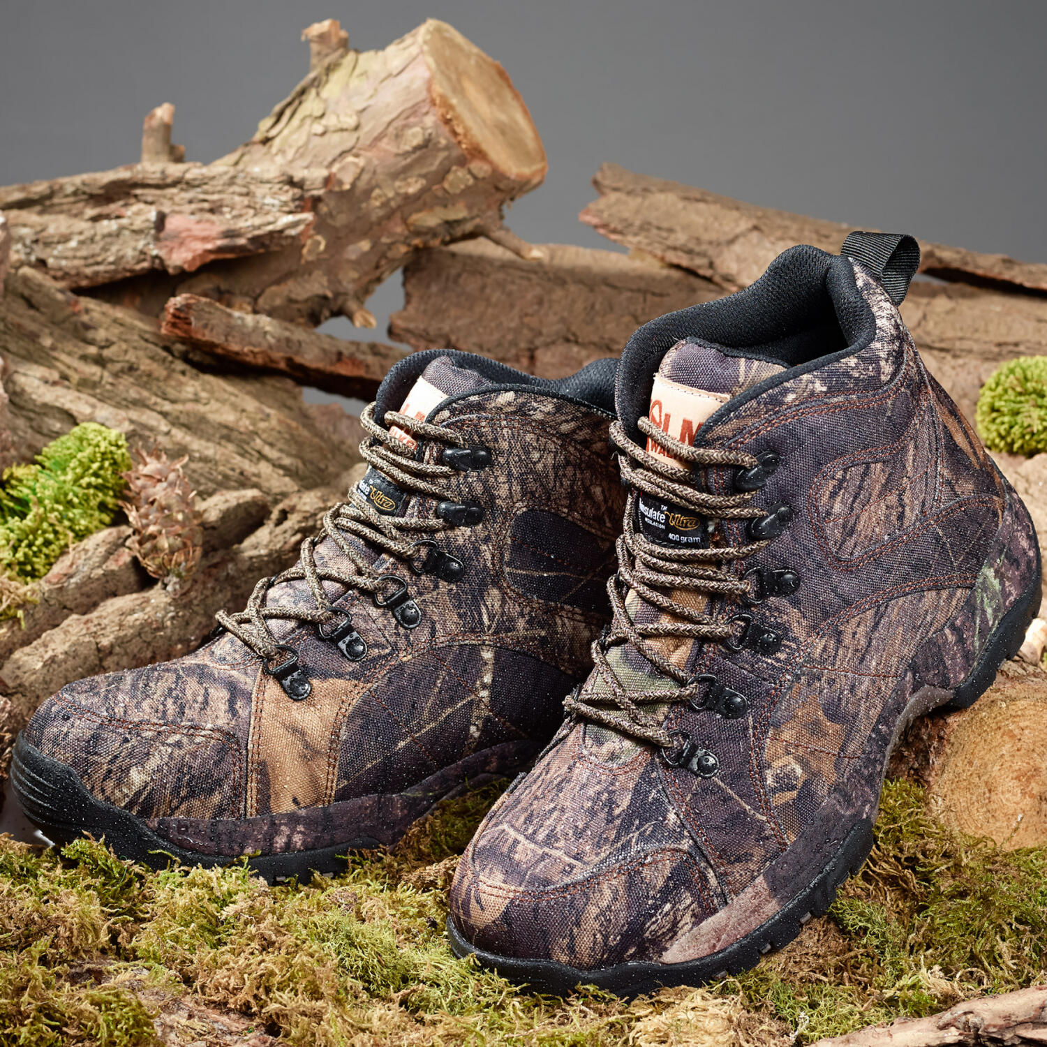 Almwalker Outdoorboots Deep Forest Herren (Camouflage) Größe 46 3/5