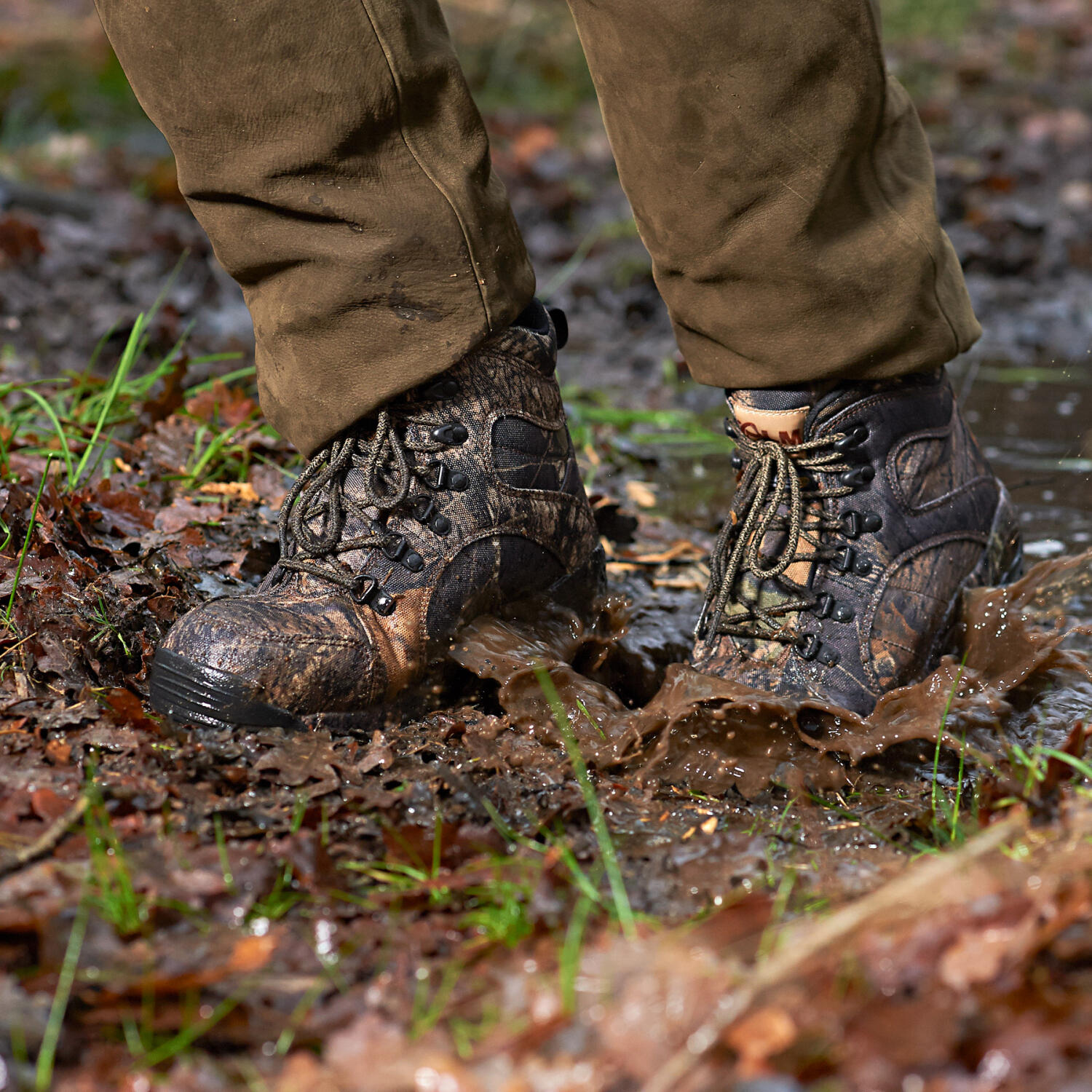 Almwalker Outdoorboots Deep Forest Herren (Camouflage) Größe 46 4/5