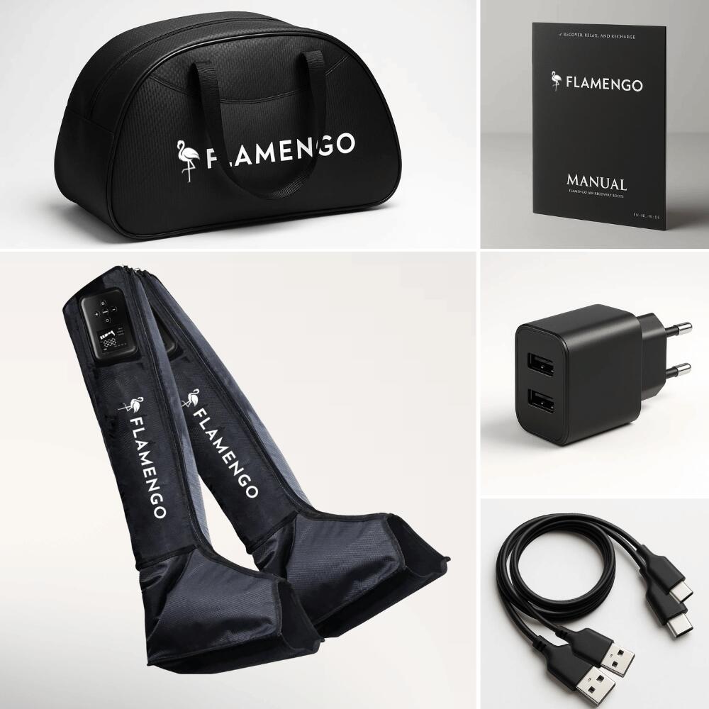 Flamengo Bottes de Compression – Massage à Air & Récupération Musculaire 7/8