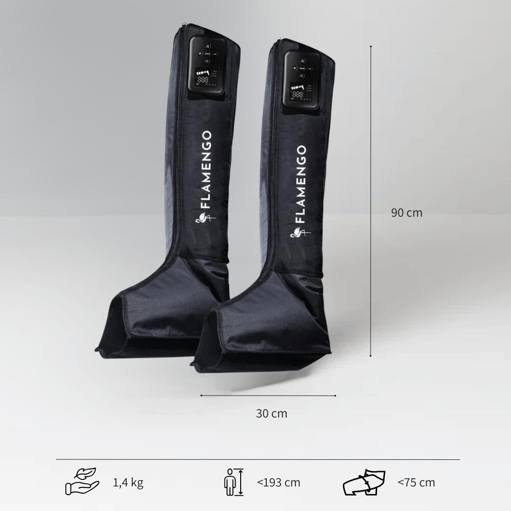 Flamengo Bottes de Compression – Massage à Air & Récupération Musculaire 4/8