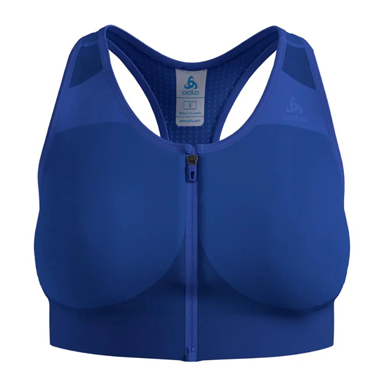 Brassière de sport zippée à maintien élevé Seamless ODLO 6/7