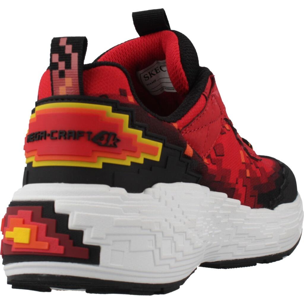 Buty SKECHERS MEGA-CRAFT 4K Czerwony 3/5