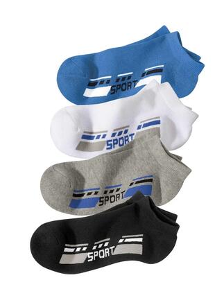 Lot de 4 Paires de Socquettes Sport