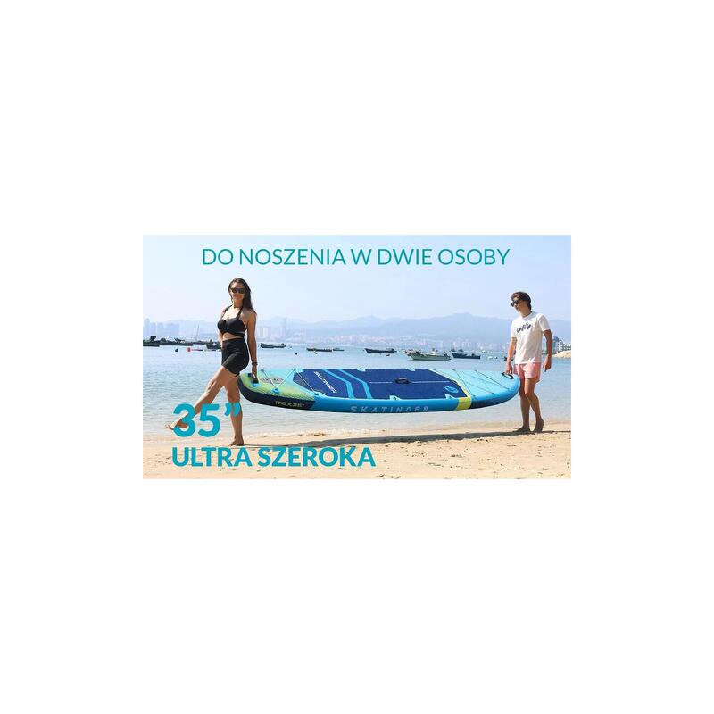 Paddleboard SKATINGER Prana Meteor Blue 350x89x15 cm (11'6'') yoga