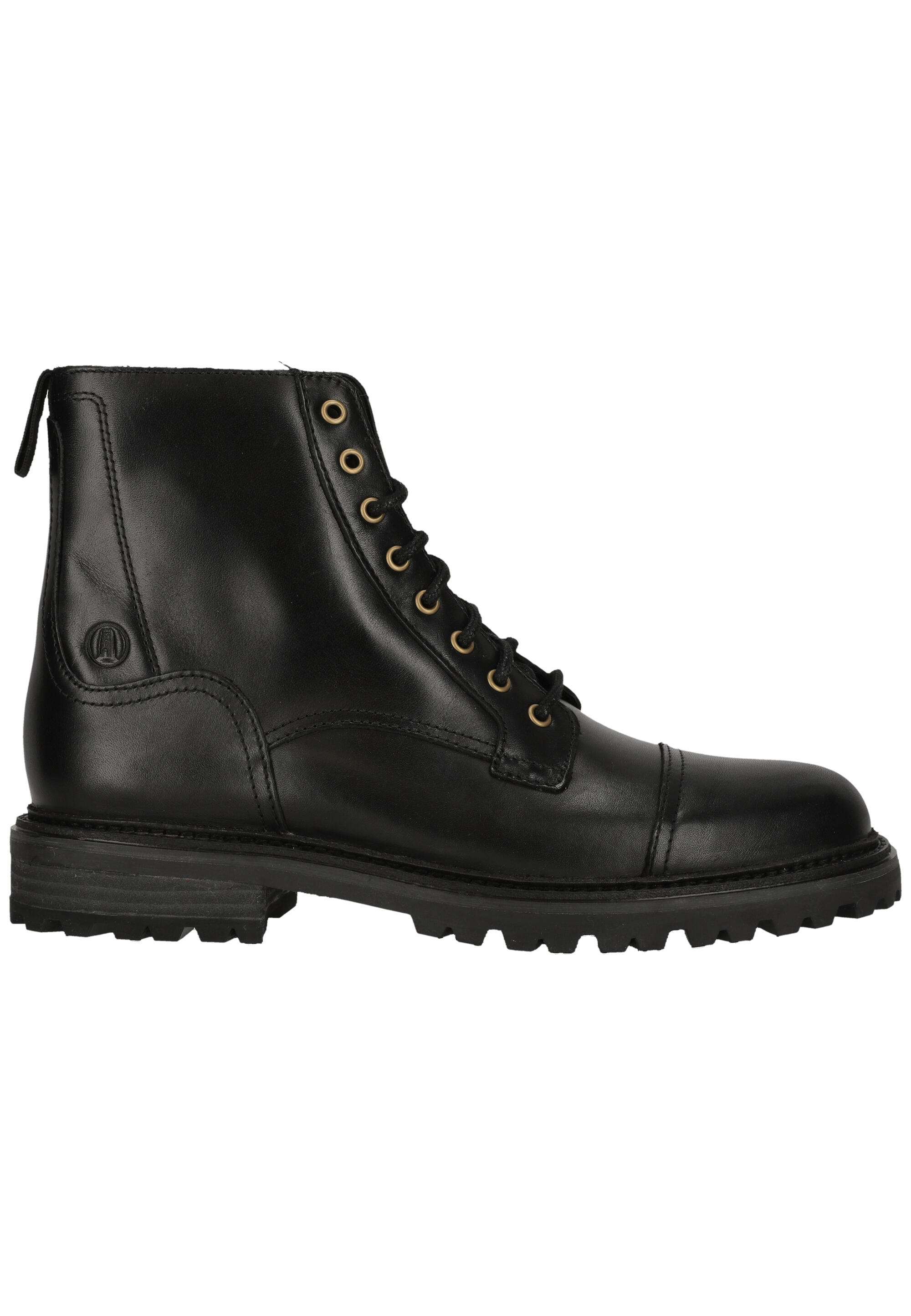 Schnürstiefeletten Clarkridge Hi Black Leather 3/5