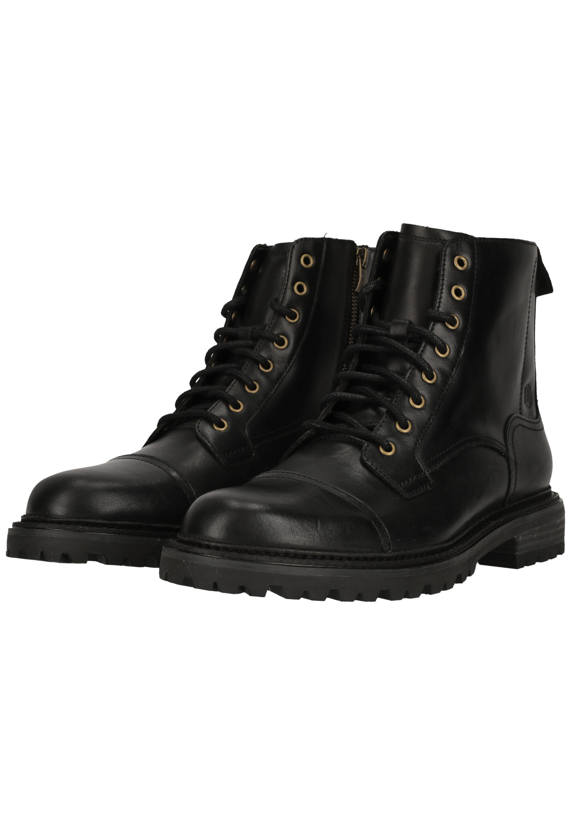 Schnürstiefeletten Clarkridge Hi Black Leather 4/5