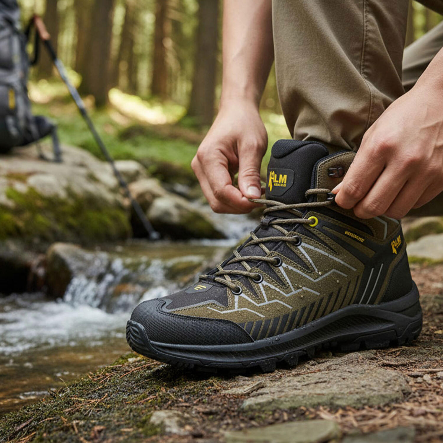Almwalker Outdoorboots Arvid ATX Herren (Braun/Schwarz) Größe 44 2/4