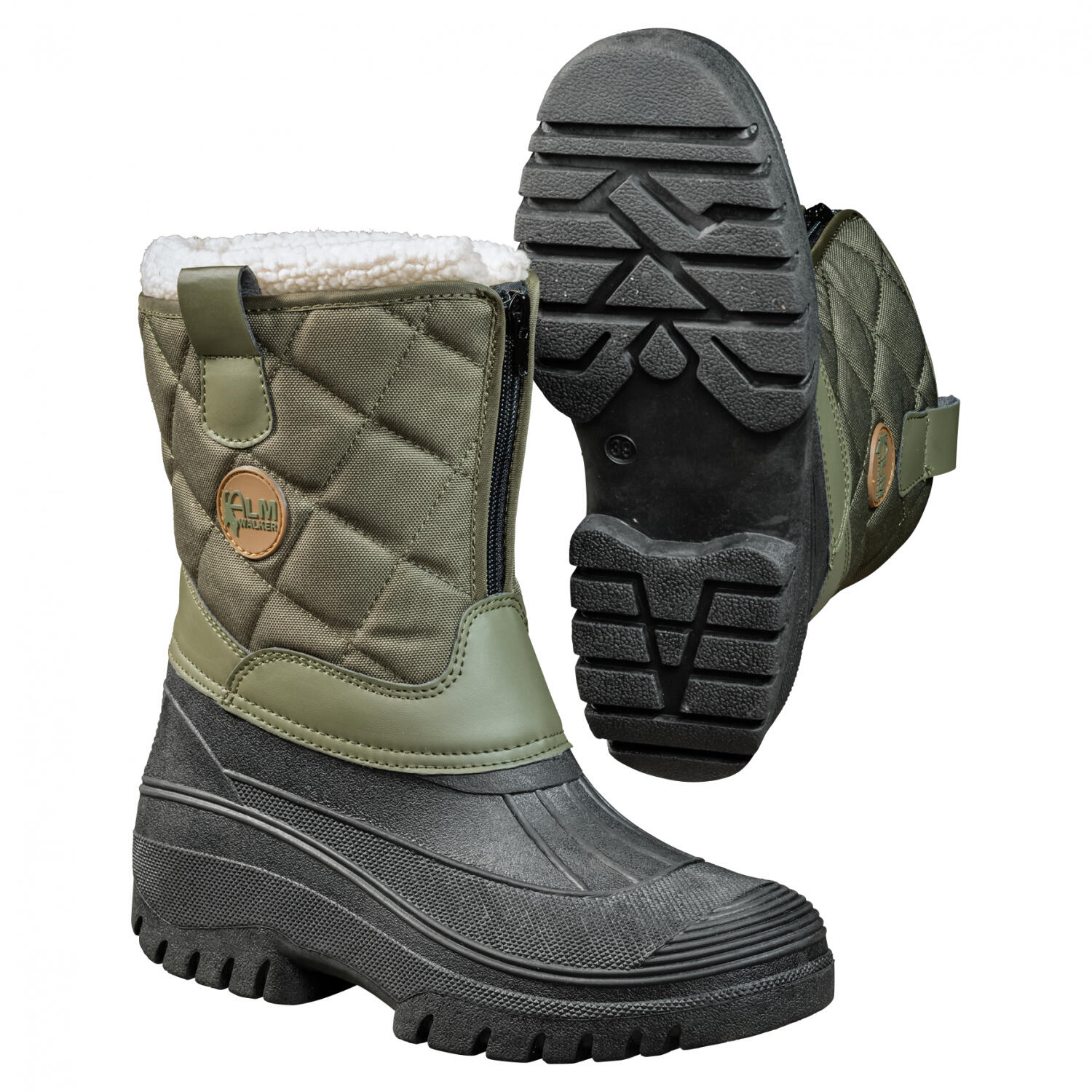 Almwalker Winterstiefel Tumba Herren (Oliv/Schwarz) Größe 44 4/4
