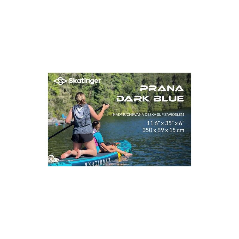 Paddleboard SKATINGER Prana Lava Green 350x89x15 cm (11'6'') yoga