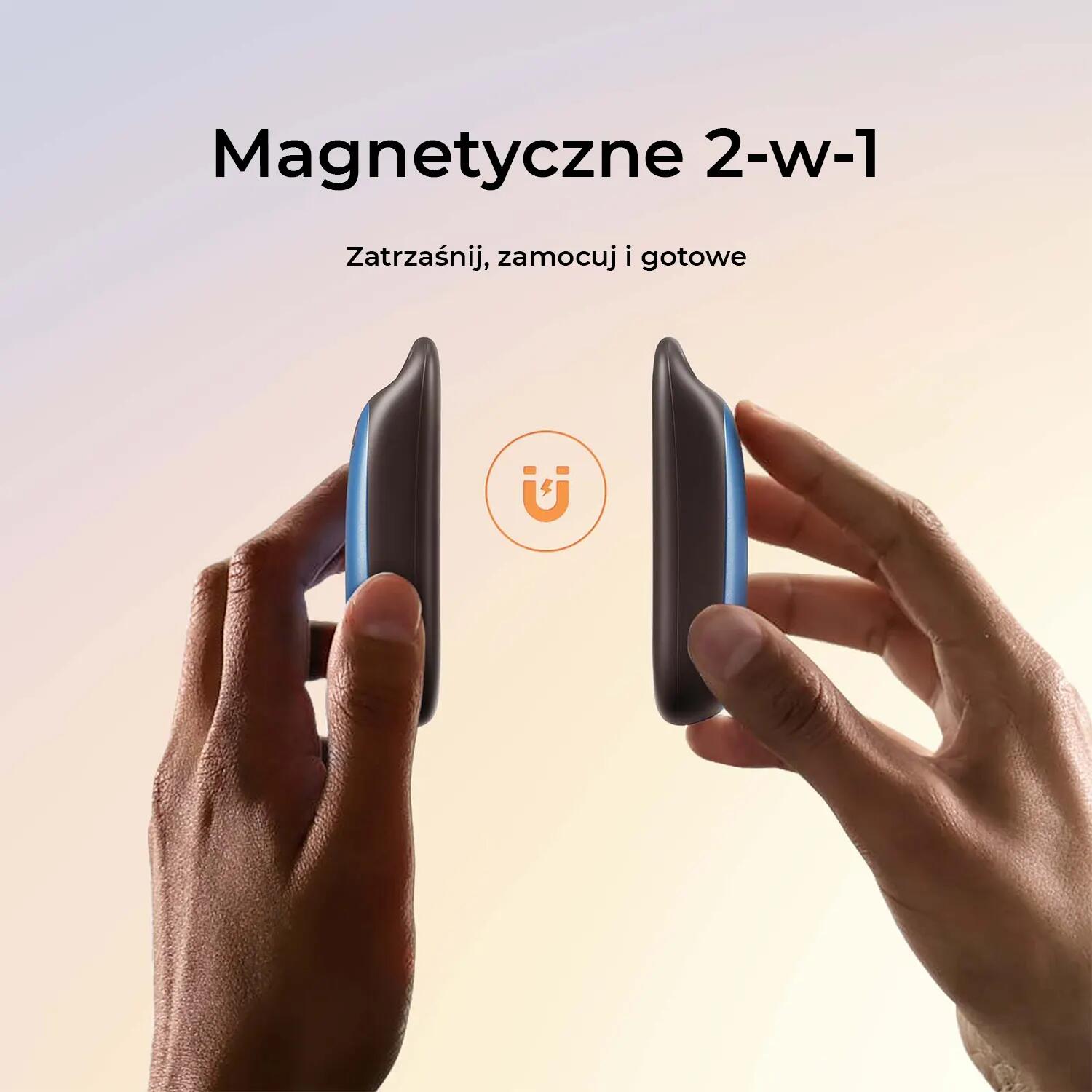 Ocoopa UT4 Urban Handwärmer, 2x 3000 mAh, bis zu 2*9h, 10W, IP45, orange 7/7