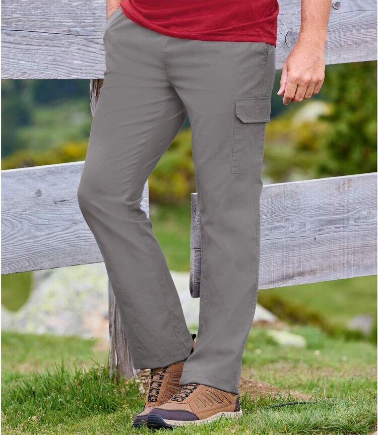 Pantalon Détente Cargo Gris 2/4