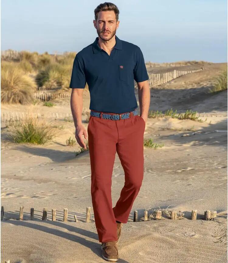 Chino-Hose in Terrakotta 3/3