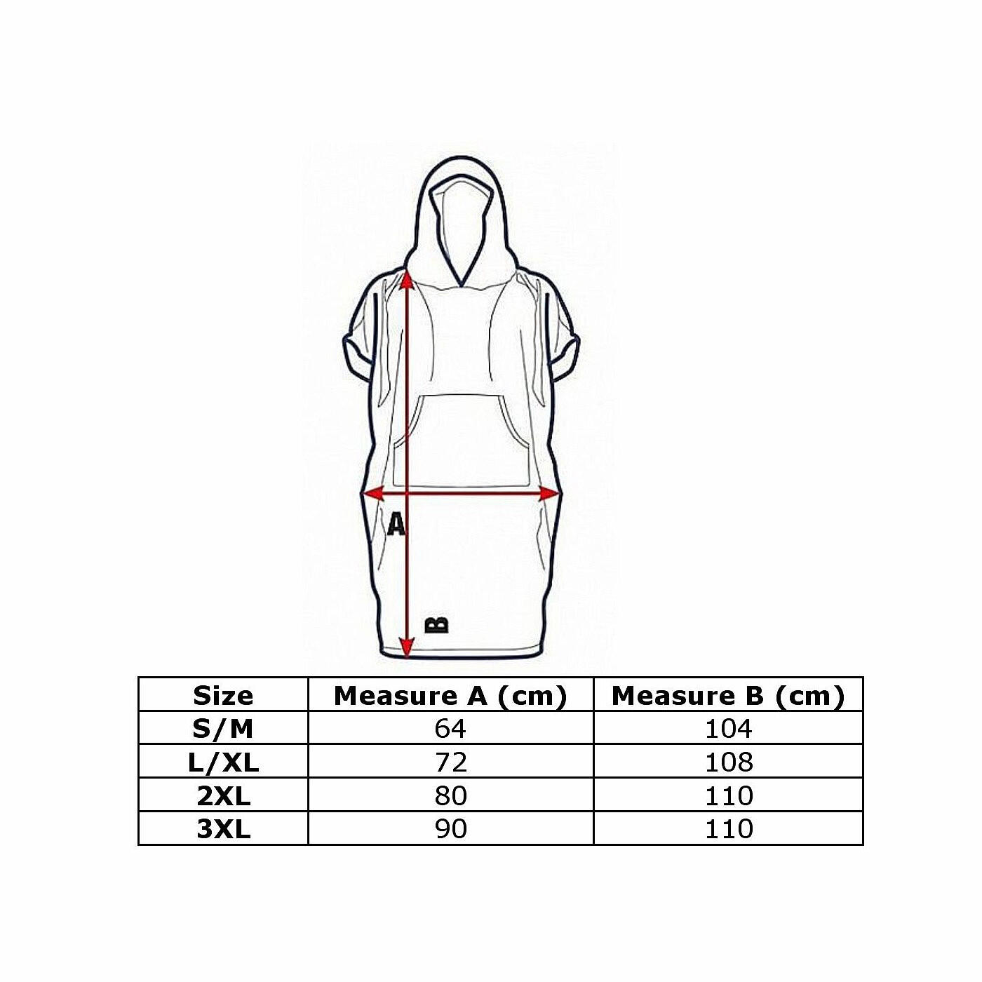 Bambus-Handtuchponcho für Erwachsene 4/4