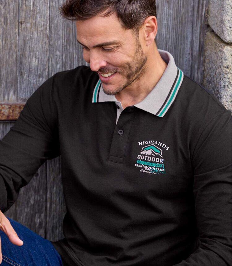 2er-Pack langärmelige Poloshirts 2/6