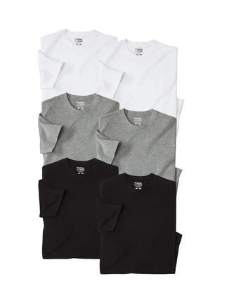 Lot de 6 tee-shirts Unis