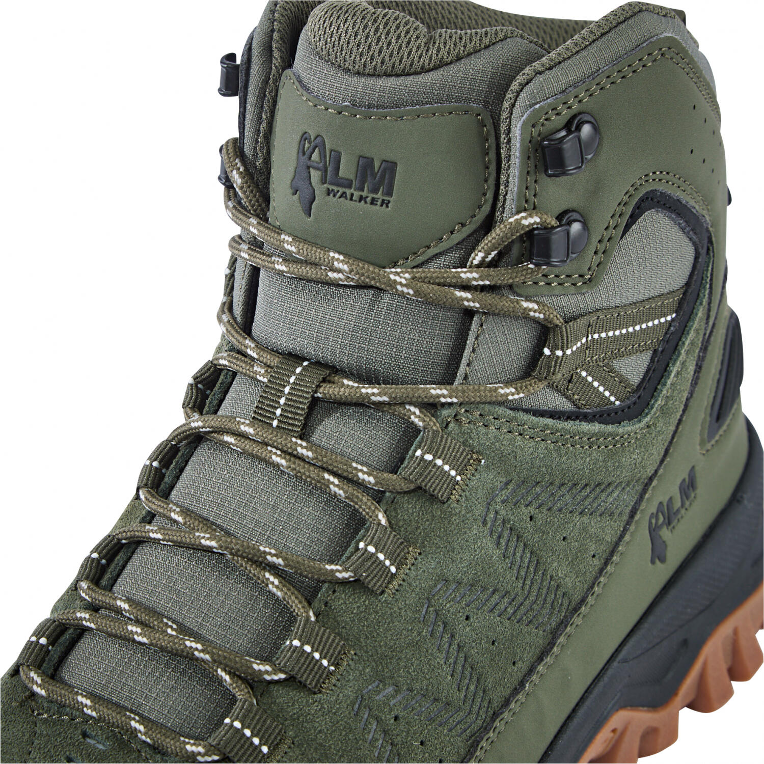 Almwalker Outdoorboots Hugin Herren (Oliv) Größe 43 5/5