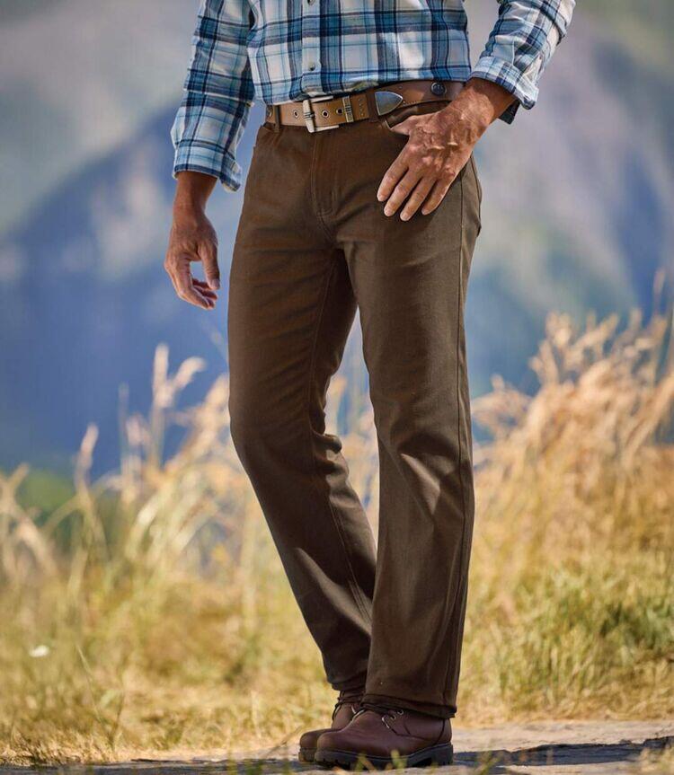 Pantalon Regular Twill Stretch Confort 2/2