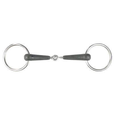 2-rings rubberen paardenbit horze chantilly