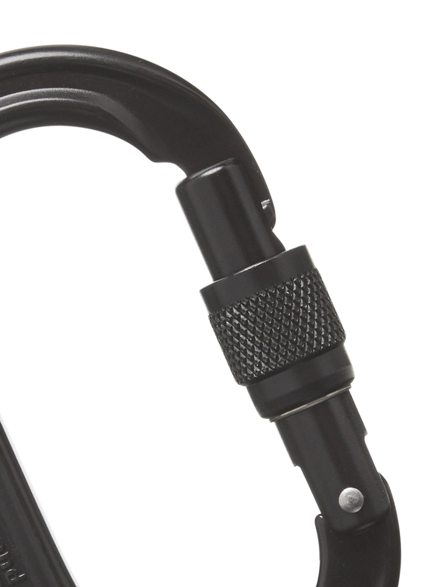 Karabinek wspinaczkowy Black Diamond Oval Keylock Screwgate Carabiner - black 2/2