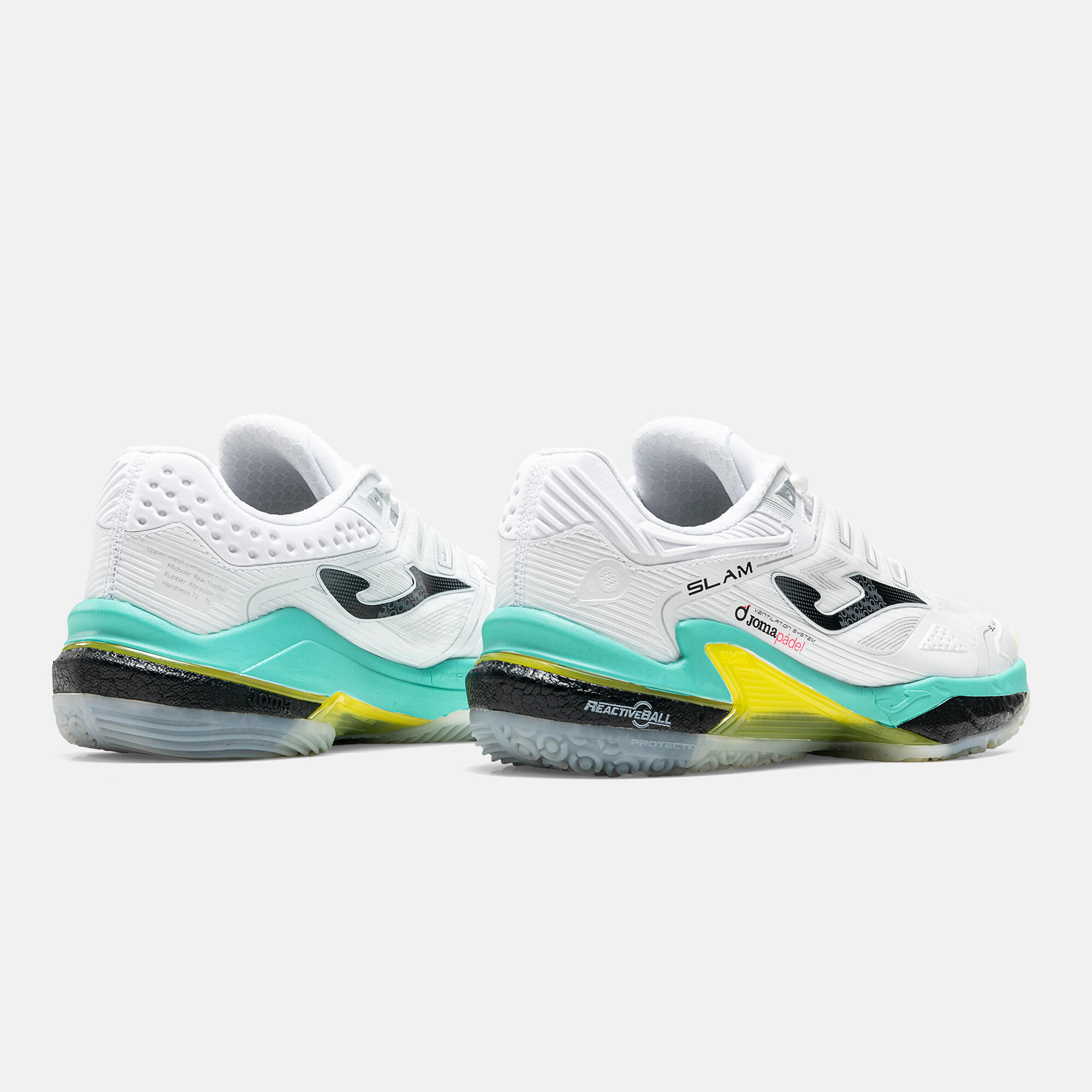 Chaussures Padel Homme Joma Slam Men 26 Blanc 3/5