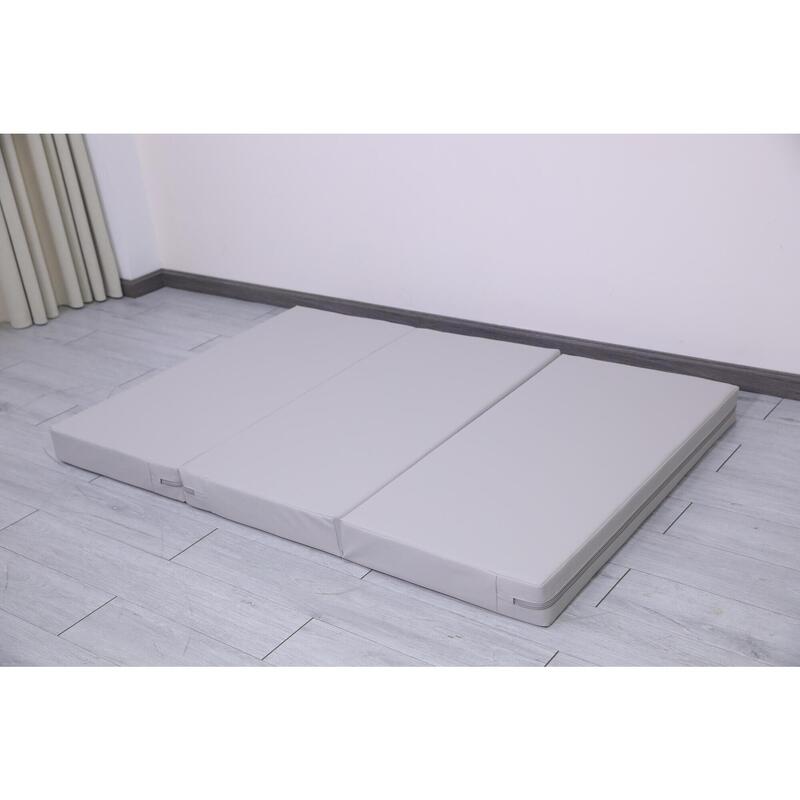 Saltea Gymnastic Satellite PU 150x100x10 cm - trei piese gri