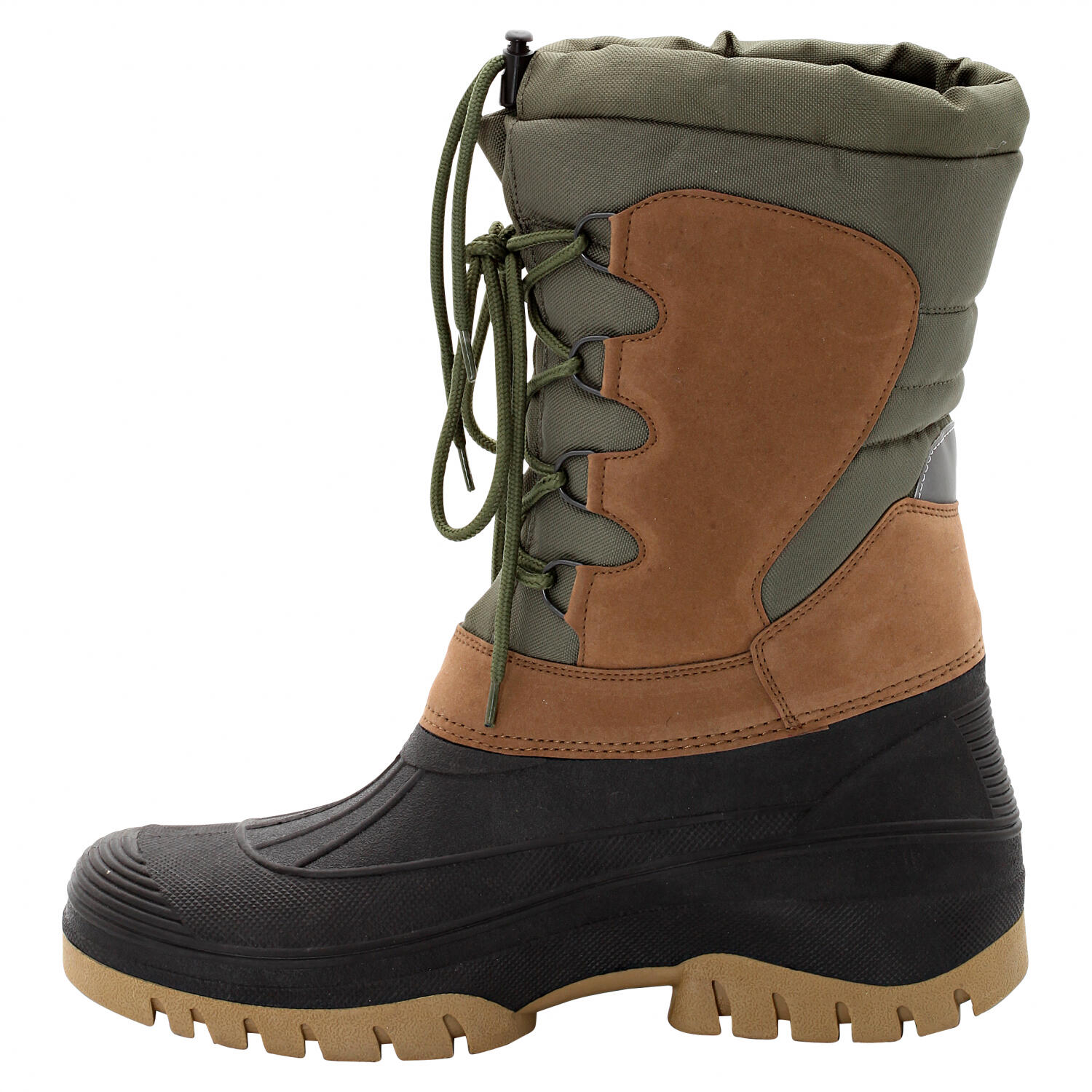 Almwalker Winter Boots Unisex (Braun/Oliv) Größe 44 3/5
