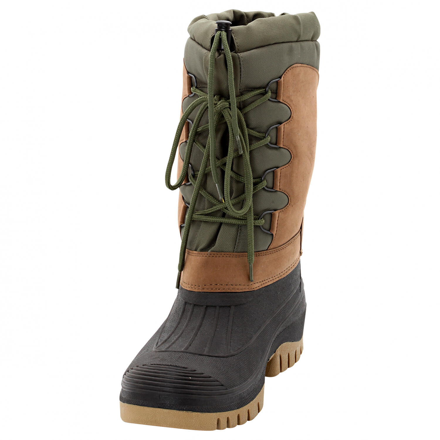 Almwalker Winter Boots Unisex (Braun/Oliv) Größe 43 2/5