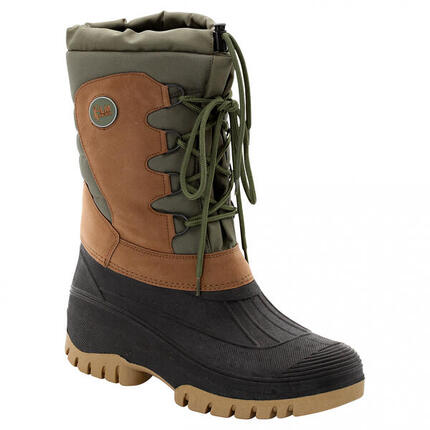 Almwalker Winter Boots Unisex (Braun/Oliv) Größe 42