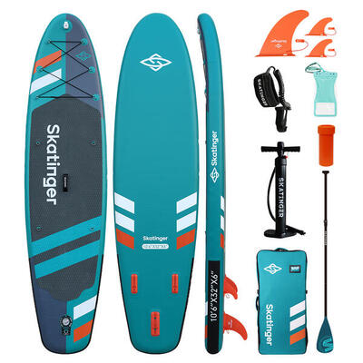 Tavola SUP SKATINGER Jade 320x81x15 cm (10'6'') con set di accessori