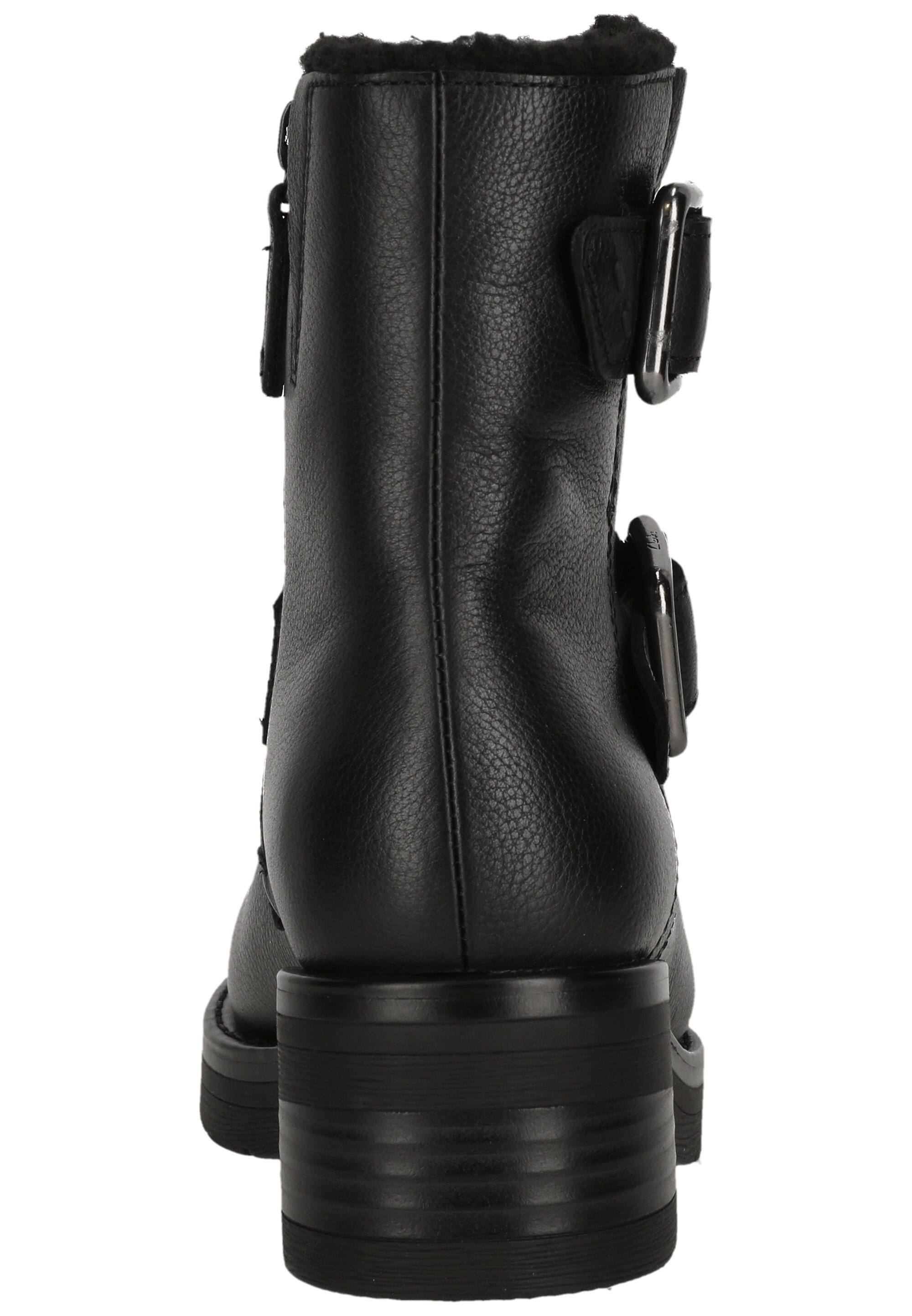 Stiefelette Rebelle Buckle Black WLined Lea 5/5