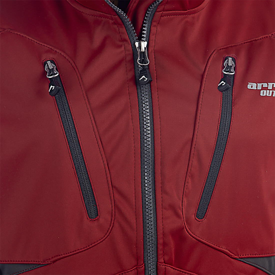 Gilet Acadia pour homme rouge foncé 5/5