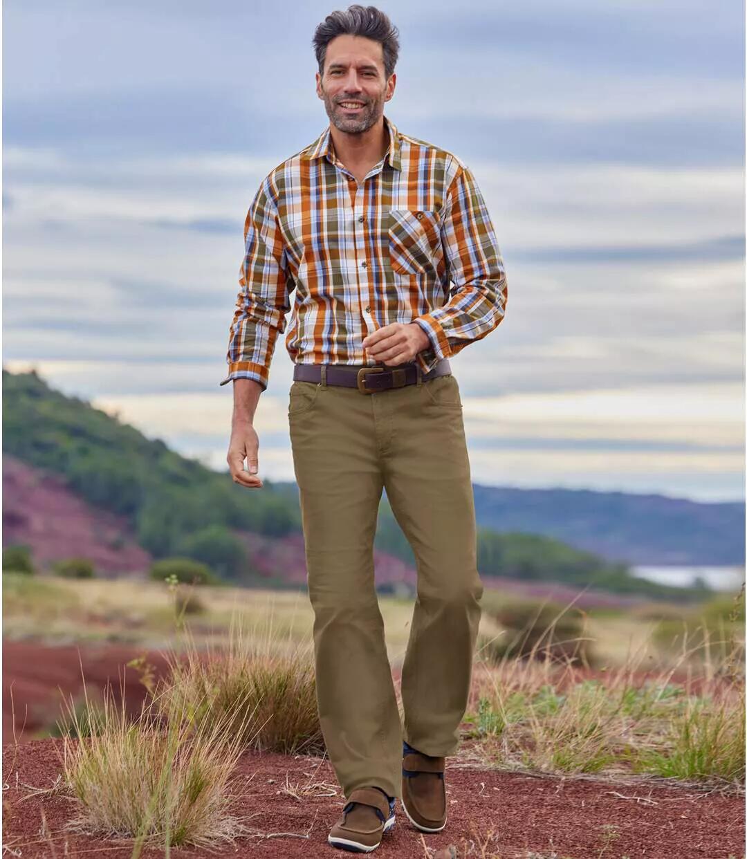 Pantalon Regular à Taille Semi-Élastiquée 6/6