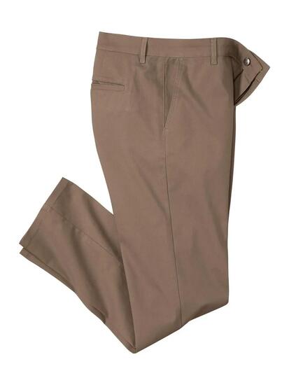 Stretch-Chino in Taupe